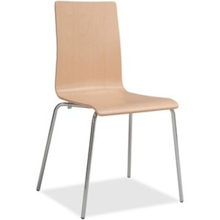 SAFCO Chair, Stack, Bosk, Beech SAF4298BH